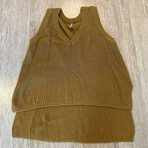 Size S- Free People Sleeveless Sweater